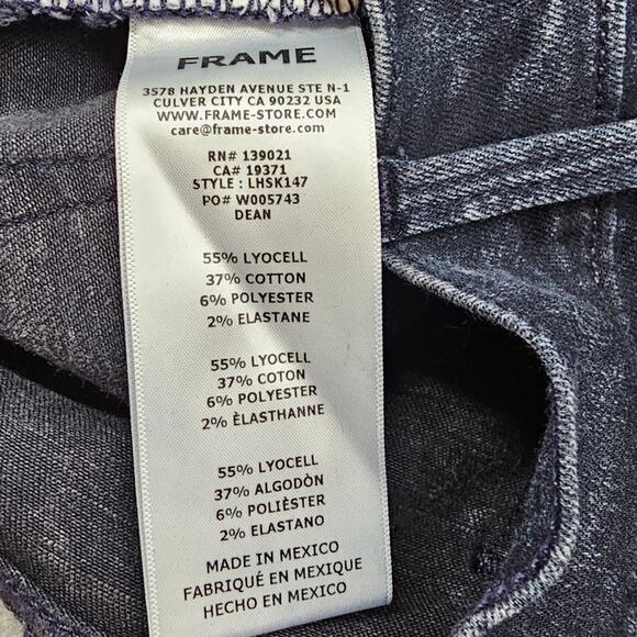 Frame Jeans Women's Size 28 Le High Skinny Dean Acid Wash Ankle High Rise - Picture 11 of 15